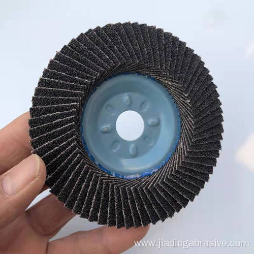 flap disc for sharpening lawn mower blades